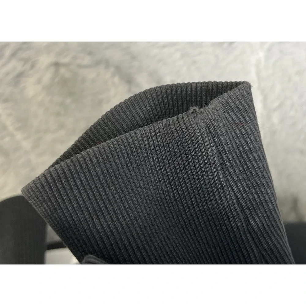 Adidas Track Jacket Top Large Print Women's Size Small Black‎ Faded READ - Picture 10 of 10